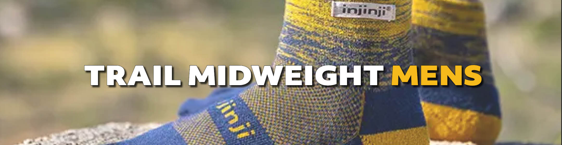 Injinji Trail Midweight Crew Toe Socks