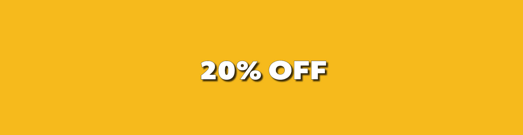 20% OFF