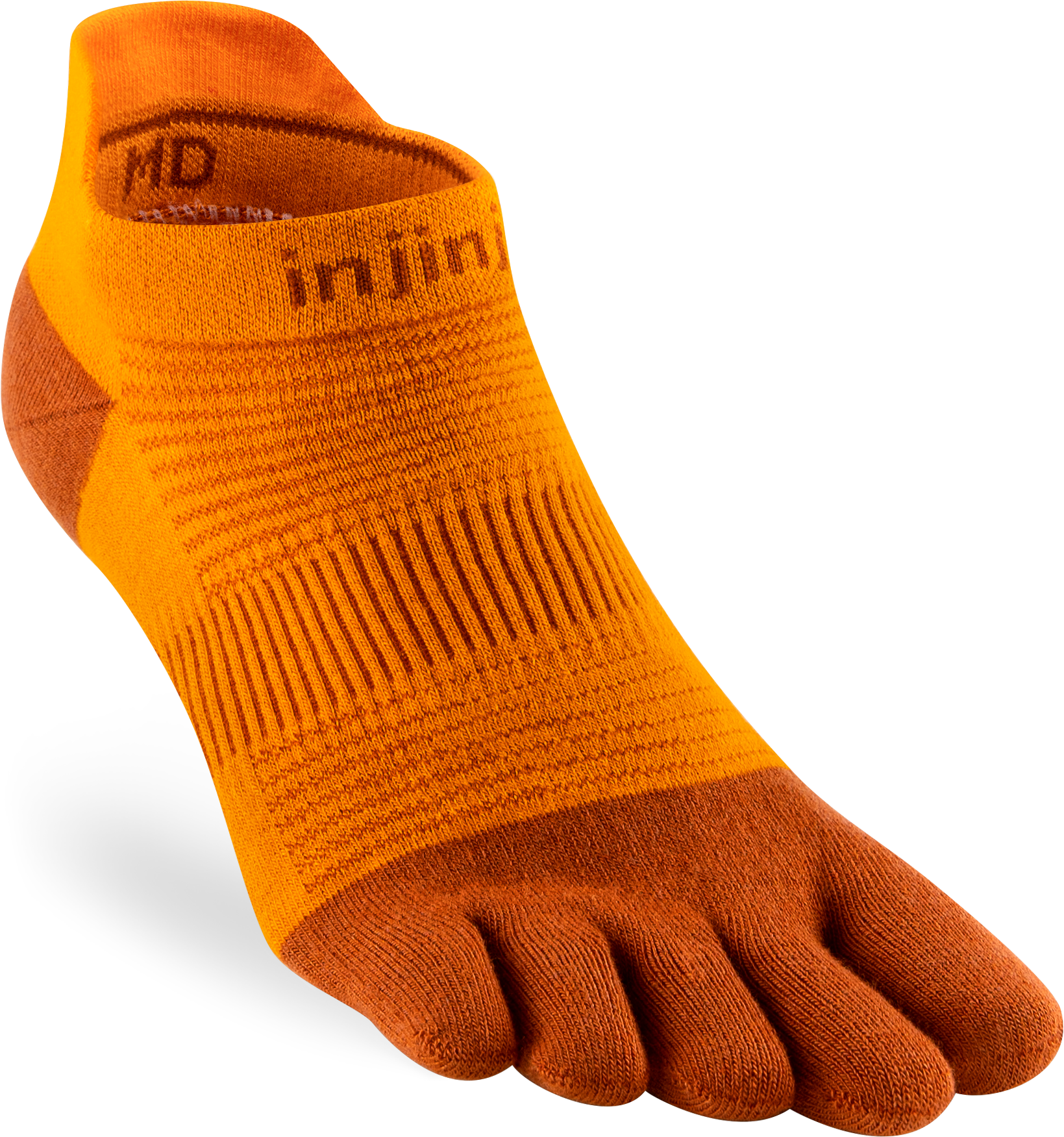 Injinji Ultra Run Light Weight No Show Mens Campfire (NEW 2024)