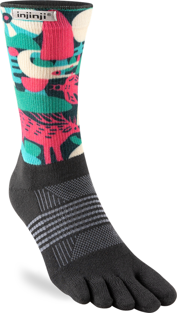 Injinji Trail Midweight Crew Womens Moon (Artist Designed)