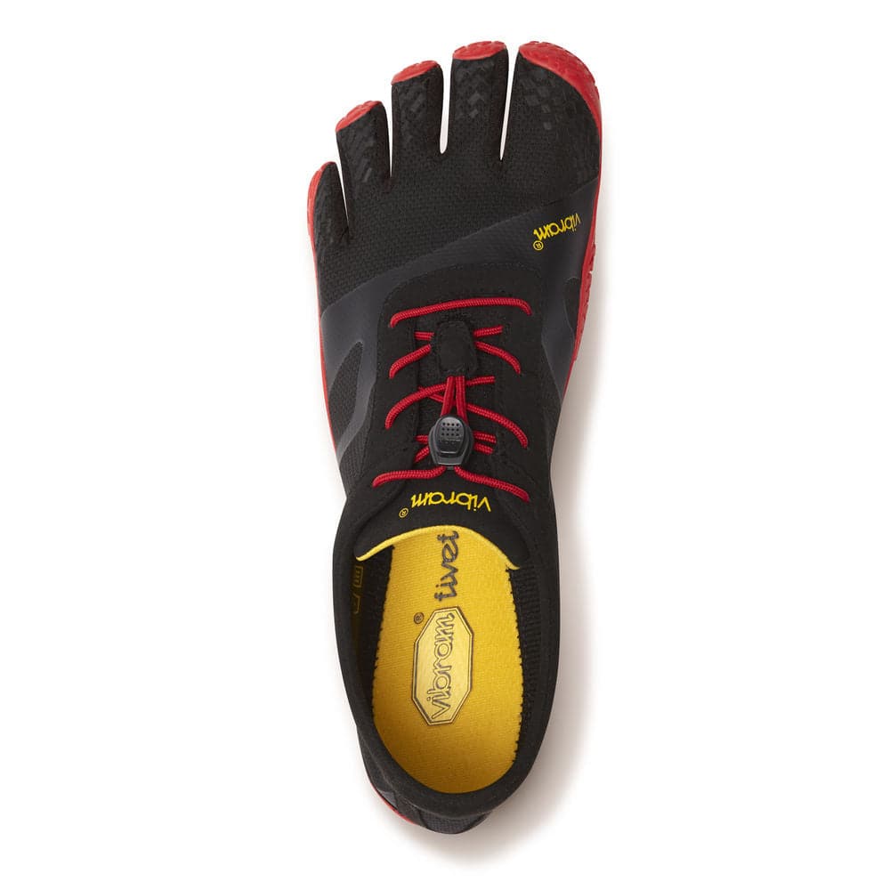 Vibram Fivefingers KSO EVO Mens Black and Red Max Feel Barefoot Shoe